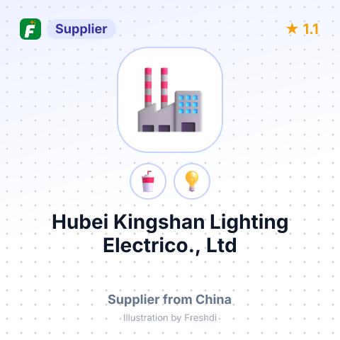 Hubei Kingshan Lighting Electrico., Ltd – summary card, no photo uploaded yet