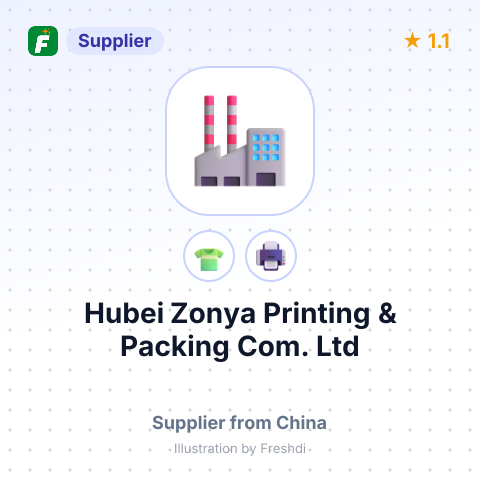 Hubei Zonya Printing & Packing Com. Ltd – summary card, no photo uploaded yet