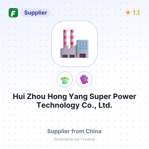 Hui Zhou Hong Yang Super Power Technology Co., Ltd. – summary card, no photo uploaded yet