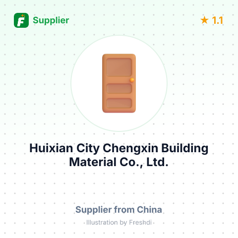 Huixian City Chengxin Building Material Co., Ltd. – summary card, no photo uploaded yet