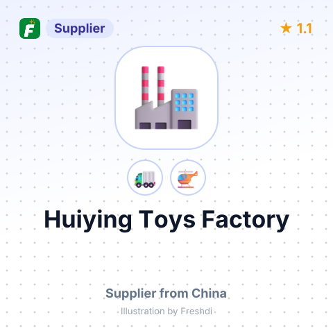 Huiying Toys Factory – summary card, no photo uploaded yet
