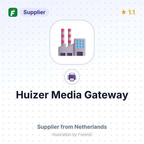 Huizer Media Gateway – summary card, no photo uploaded yet