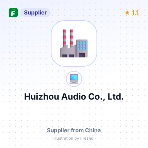 Huizhou Audio Co., Ltd. – summary card, no photo uploaded yet