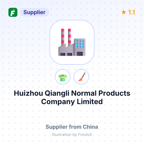 Huizhou Qiangli Normal Products Company Limited – summary card, no photo uploaded yet