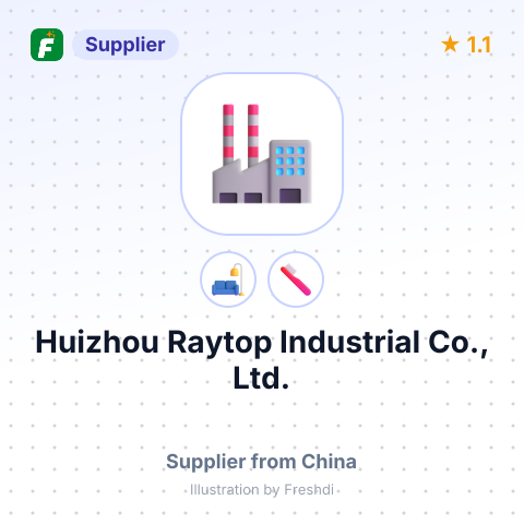 Huizhou Raytop Industrial Co., Ltd. – summary card, no photo uploaded yet
