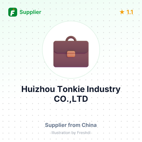 Huizhou Tonkie Industry CO.,LTD – summary card, no photo uploaded yet
