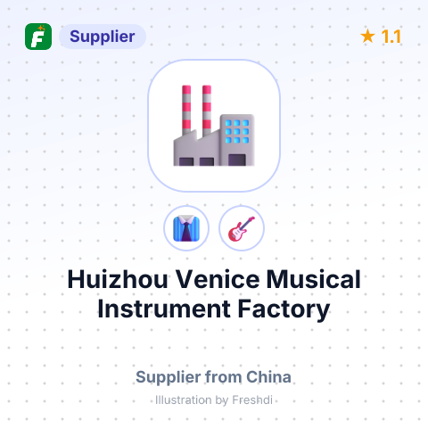 Huizhou Venice Musical Instrument Factory – summary card, no photo uploaded yet