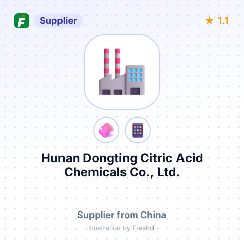 Hunan Dongting Citric Acid Chemicals Co., Ltd. – summary card, no photo uploaded yet