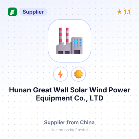 Hunan Great Wall Solar Wind Power Equipment Co., LTD – summary card, no photo uploaded yet