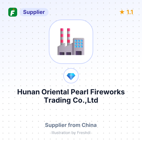 Hunan Oriental Pearl Fireworks Trading Co.,Ltd – summary card, no photo uploaded yet