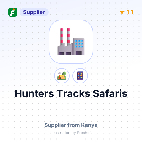Hunters Tracks Safaris – summary card, no photo uploaded yet
