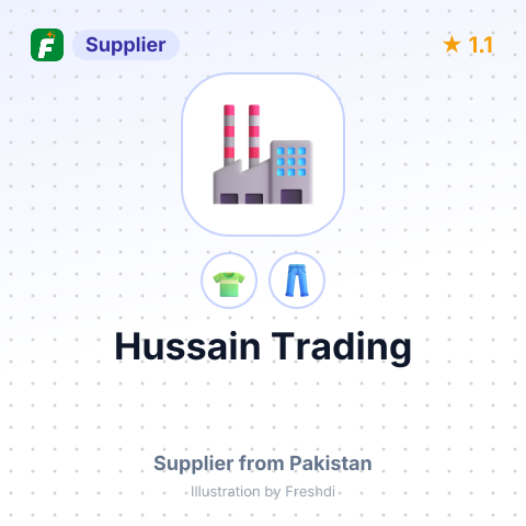 Hussain Trading – summary card, no photo uploaded yet