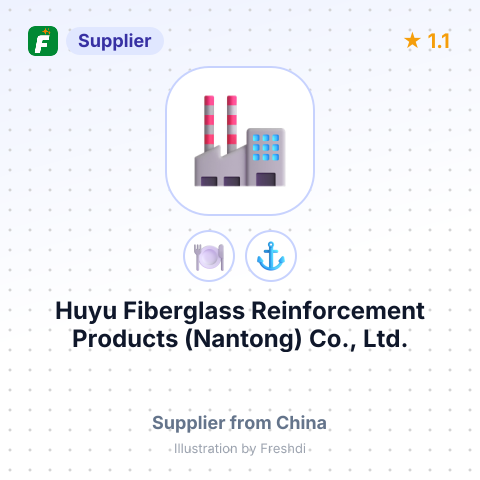 Huyu Fiberglass Reinforcement Products (Nantong) Co., Ltd. – summary card, no photo uploaded yet