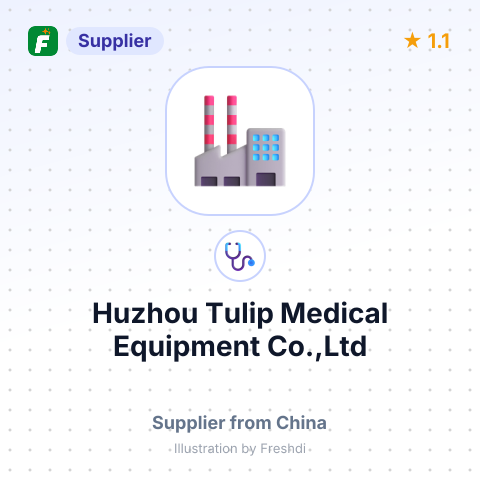 Huzhou Tulip Medical Equipment Co.,Ltd – summary card, no photo uploaded yet