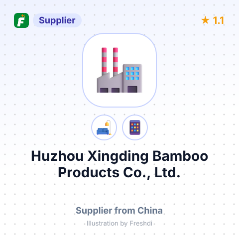 Huzhou Xingding Bamboo Products Co., Ltd. – summary card, no photo uploaded yet