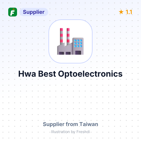 Hwa Best Optoelectronics – summary card, no photo uploaded yet