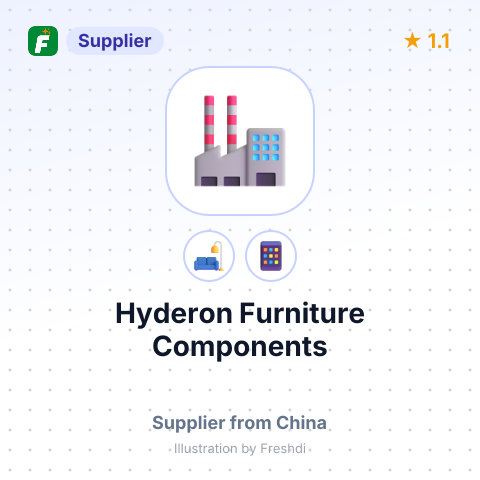 Hyderon Furniture Components – summary card, no photo uploaded yet