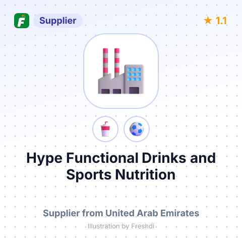 Hype Functional Drinks and Sports Nutrition – summary card, no photo uploaded yet