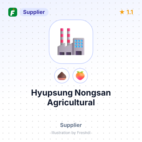 Hyupsung Nongsan Agricultural – summary card, no photo uploaded yet