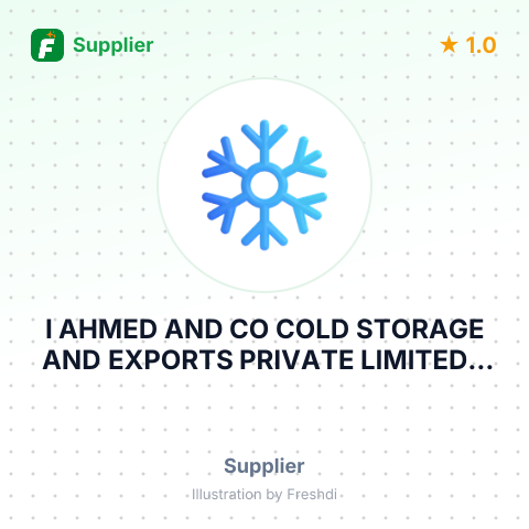 I AHMED AND CO COLD STORAGE AND EXPORTS PRIVATE LIMITED – summary card, no photo uploaded yet