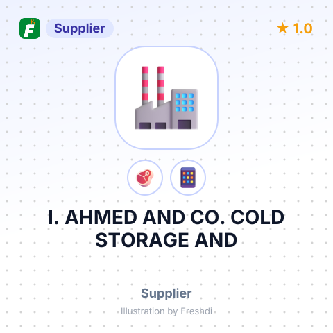 I. AHMED AND CO. COLD STORAGE AND – summary card, no photo uploaded yet