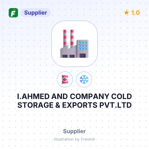I.AHMED AND COMPANY COLD STORAGE & EXPORTS PVT.LTD – summary card, no photo uploaded yet