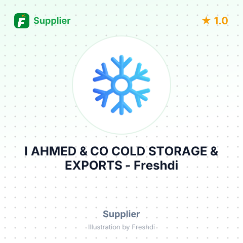 I AHMED & CO COLD STORAGE & EXPORTS – summary card, no photo uploaded yet