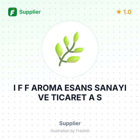 I F F AROMA ESANS SANAYI VE TICARET A S – summary card, no photo uploaded yet