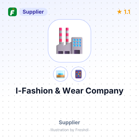 I-Fashion & Wear Company – summary card, no photo uploaded yet