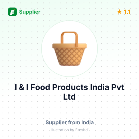 I & I Food Products India Pvt Ltd  – summary card, no photo uploaded yet