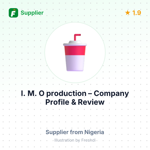 I. M. O production – summary card, no photo uploaded yet