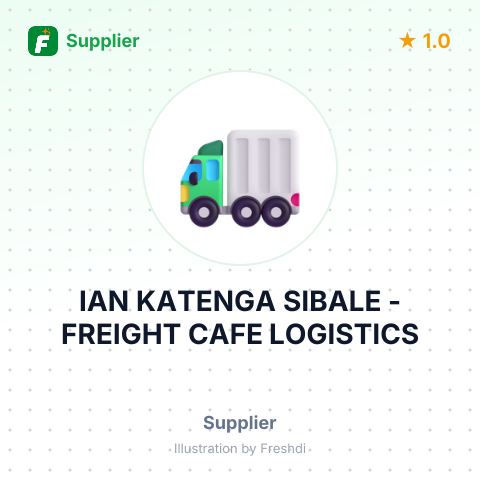 IAN KATENGA SIBALE - FREIGHT CAFE LOGISTICS – summary card, no photo uploaded yet
