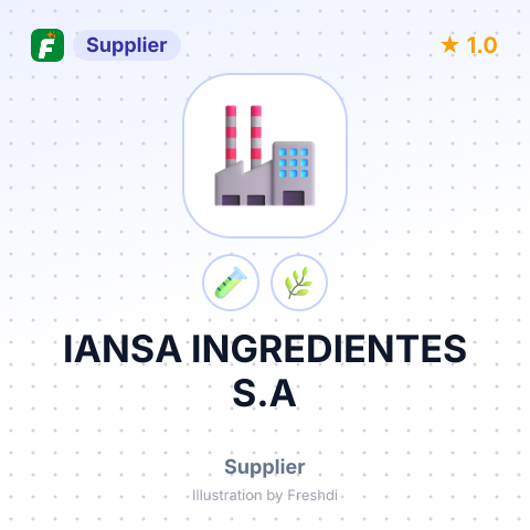IANSA INGREDIENTES S.A – summary card, no photo uploaded yet
