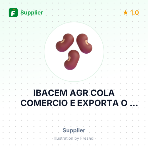 IBACEM AGR COLA COMERCIO E EXPORTA O LTDA – summary card, no photo uploaded yet