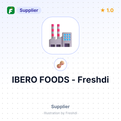 IBERO FOODS – summary card, no photo uploaded yet