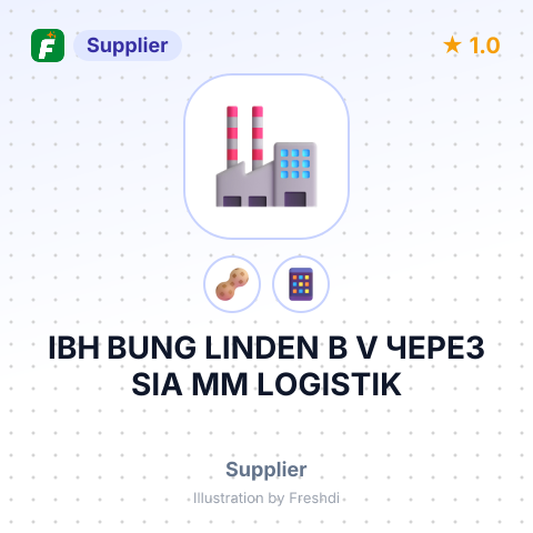 IBH BUNG LINDEN B V ЧЕРЕЗ SIA MM LOGISTIK – summary card, no photo uploaded yet
