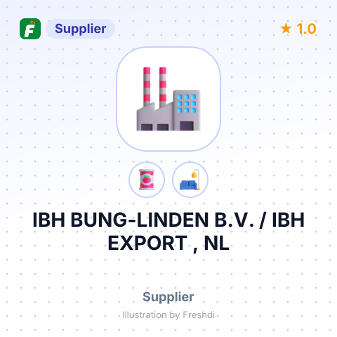 IBH BUNG-LINDEN B.V. / IBH EXPORT , NL – summary card, no photo uploaded yet