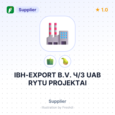 IBH-EXPORT B.V. Ч/З UAB RYTU PROJEKTAI – summary card, no photo uploaded yet