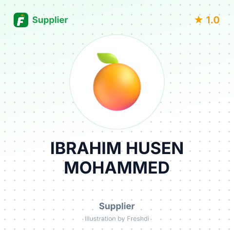 IBRAHIM HUSEN MOHAMMED – summary card, no photo uploaded yet