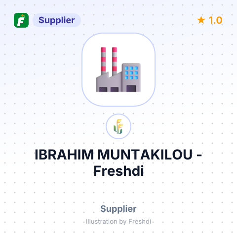 IBRAHIM MUNTAKILOU – summary card, no photo uploaded yet