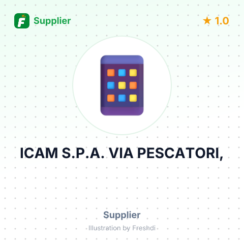 ICAM S.P.A. VIA PESCATORI, – summary card, no photo uploaded yet