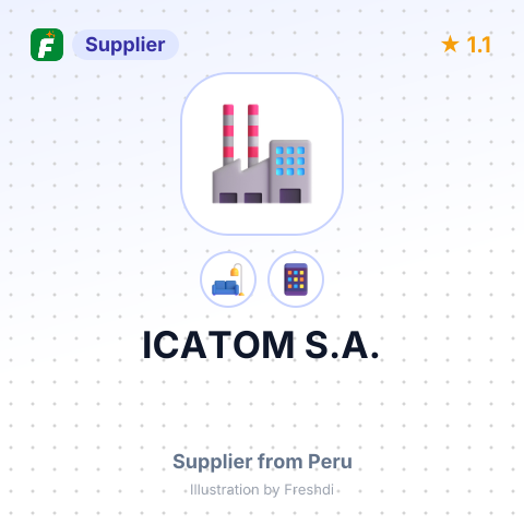 ICATOM S.A. – summary card, no photo uploaded yet