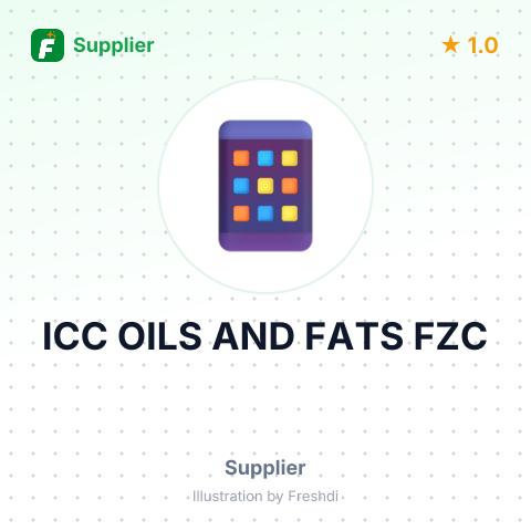 ICC OILS AND FATS FZC – summary card, no photo uploaded yet