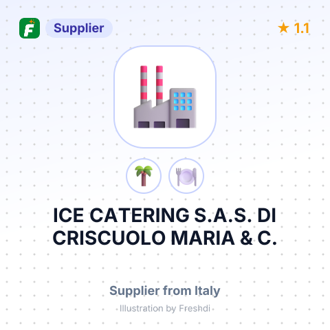 ICE CATERING S.A.S. DI CRISCUOLO MARIA & C. – summary card, no photo uploaded yet