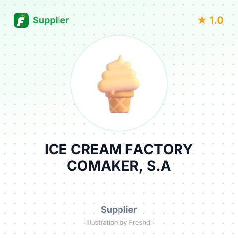 ICE CREAM FACTORY COMAKER, S.A – summary card, no photo uploaded yet