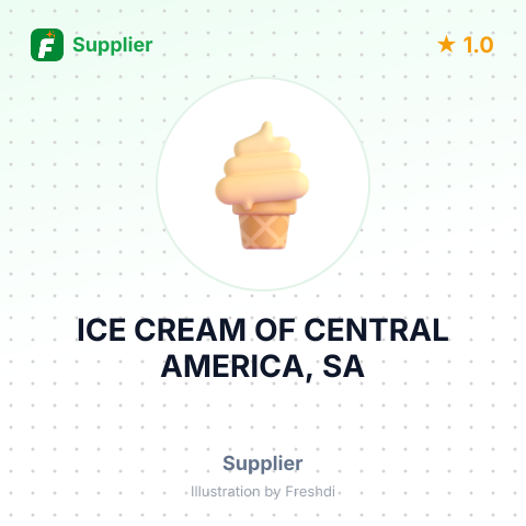 ICE CREAM OF CENTRAL AMERICA, SA – summary card, no photo uploaded yet