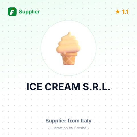ICE CREAM S.R.L. – summary card, no photo uploaded yet