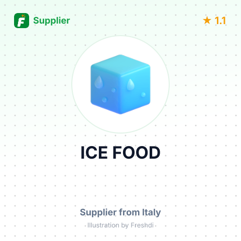 ICE FOOD – summary card, no photo uploaded yet