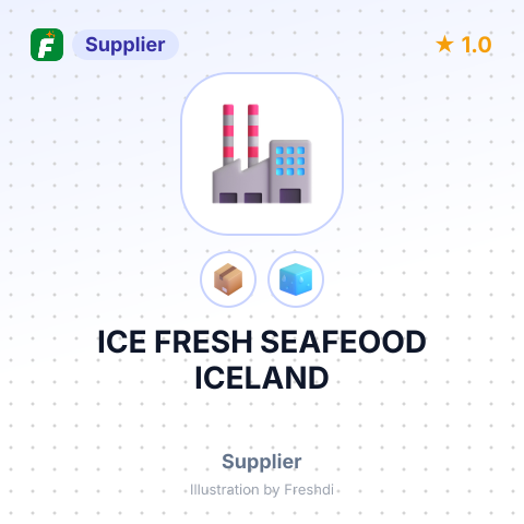 ICE FRESH SEAFEOOD ICELAND – summary card, no photo uploaded yet