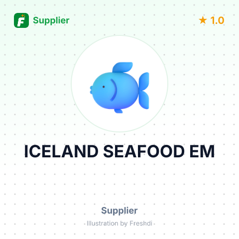 ICELAND SEAFOOD EM – summary card, no photo uploaded yet